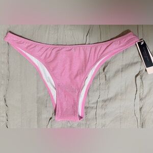 Victoria's Secret Pink Shimmer Brazilian Bikini Bottom NWT, size M